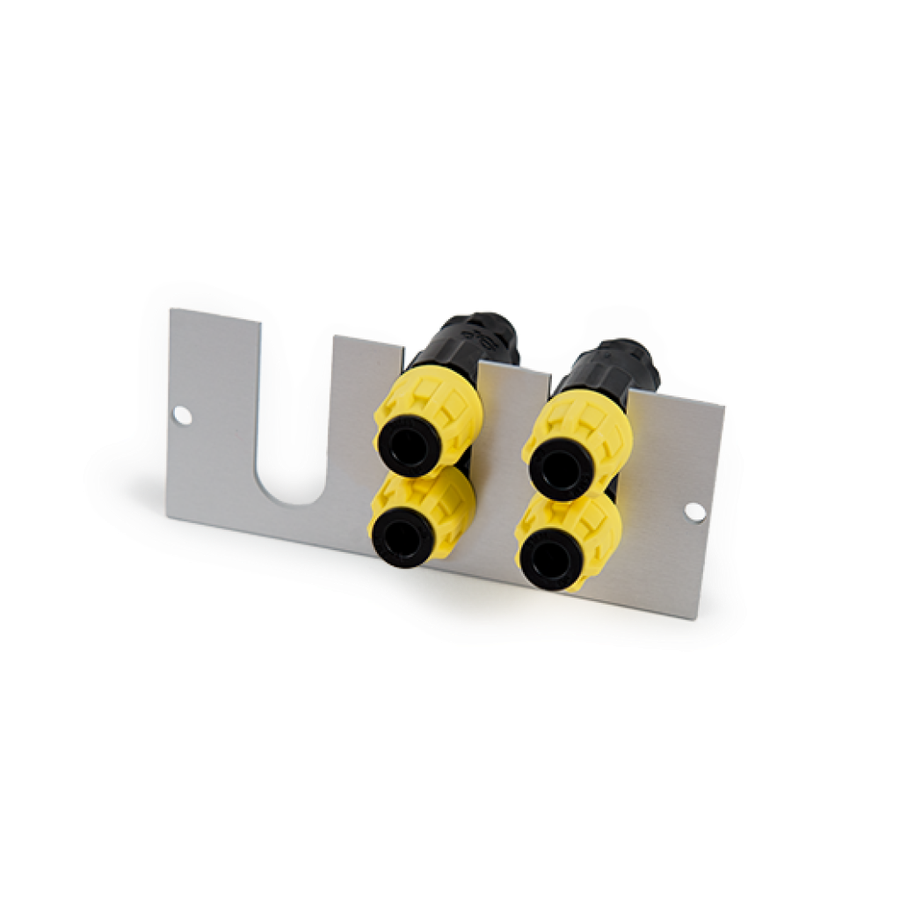 FibreFlow KEV 1HE Abdeckplatte 91x37mm