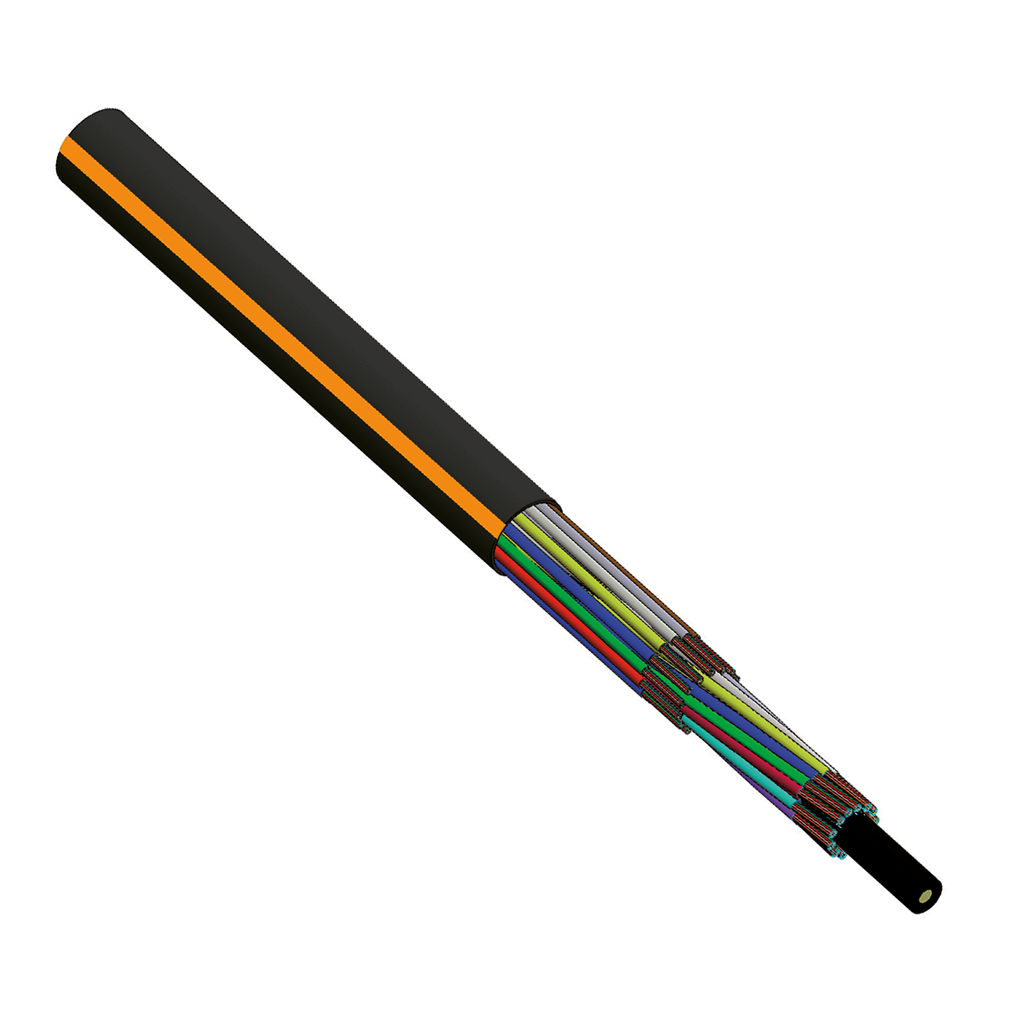 CCM MicroCable PE 9.6mm 18x12 9/125 BK/OR