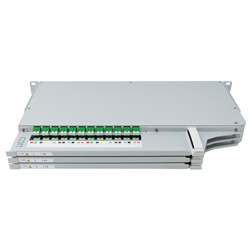 CCM Patchpanel 1HE SLITE HD rechts Fanout