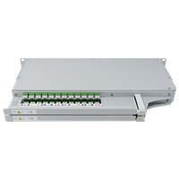 CCM Patchpanel 1HE SLITE PRO rechts Fanout
