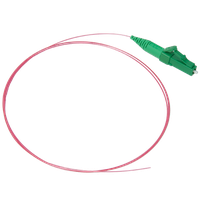 Pigtail LCAPC, 9/125 G657A2 RD 1.0m