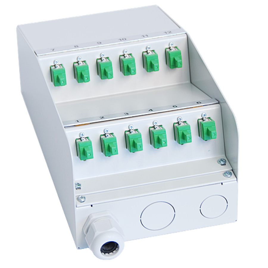 CCM OptoBOX AP Stahl grau