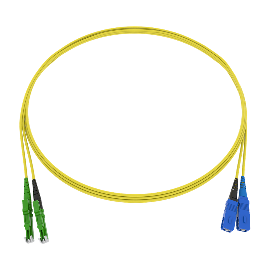 CCM Patchkabel Fig.8 2x1.7mm 9/125 G657A2 YE