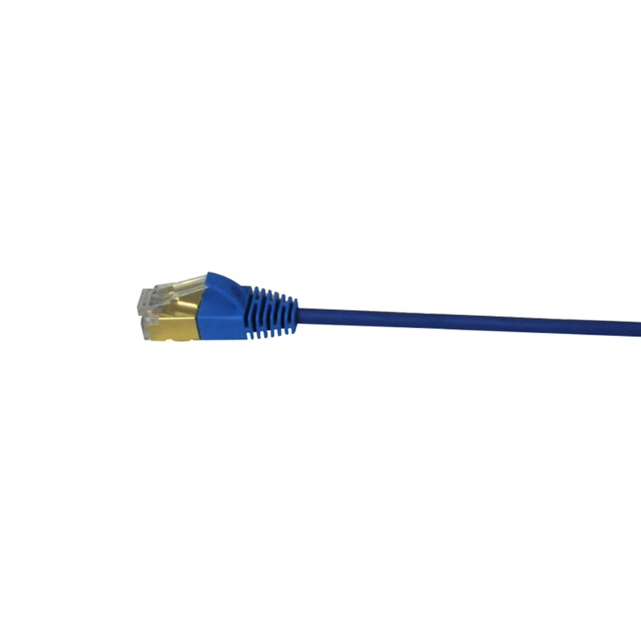 Patchkabel Slim 4P LS0H Cat6A STP BL