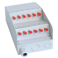 CCM OptoBOX AP Stahl grau