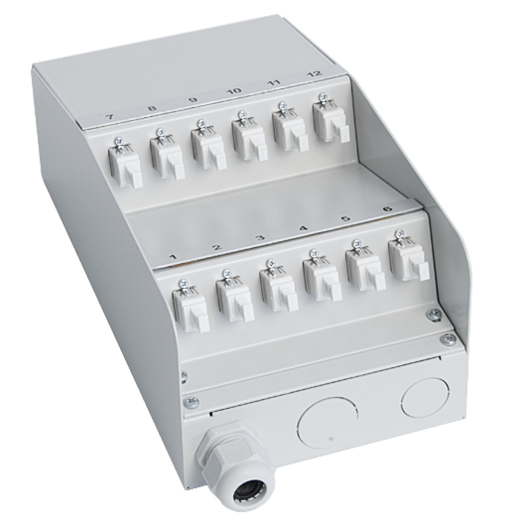 CCM OptoBOX AP Stahl grau