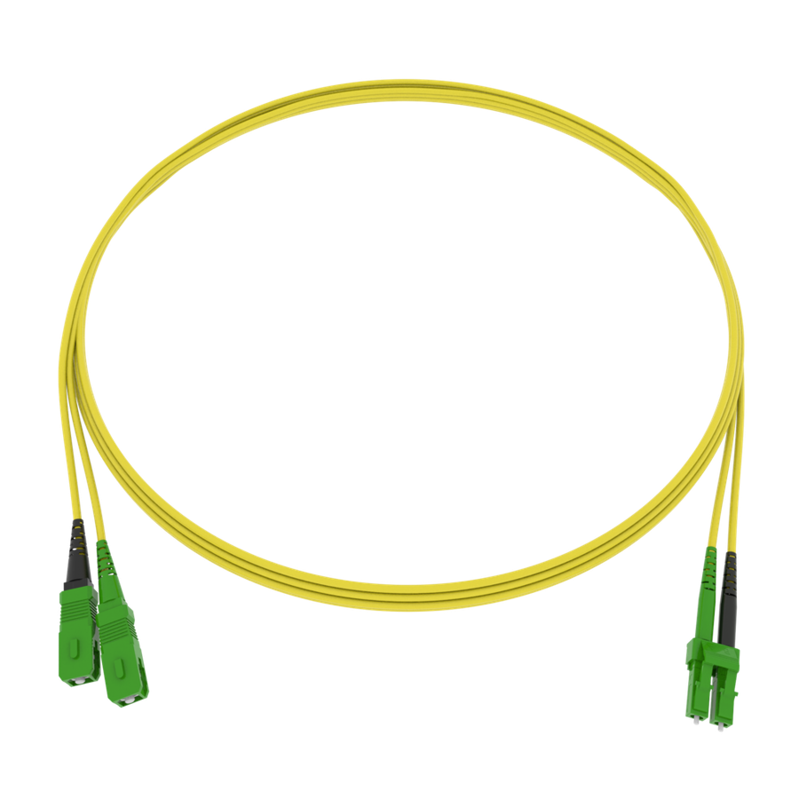 CCM Patchkabel Fig.8 2x1.7mm 9/125 G657A2 YE