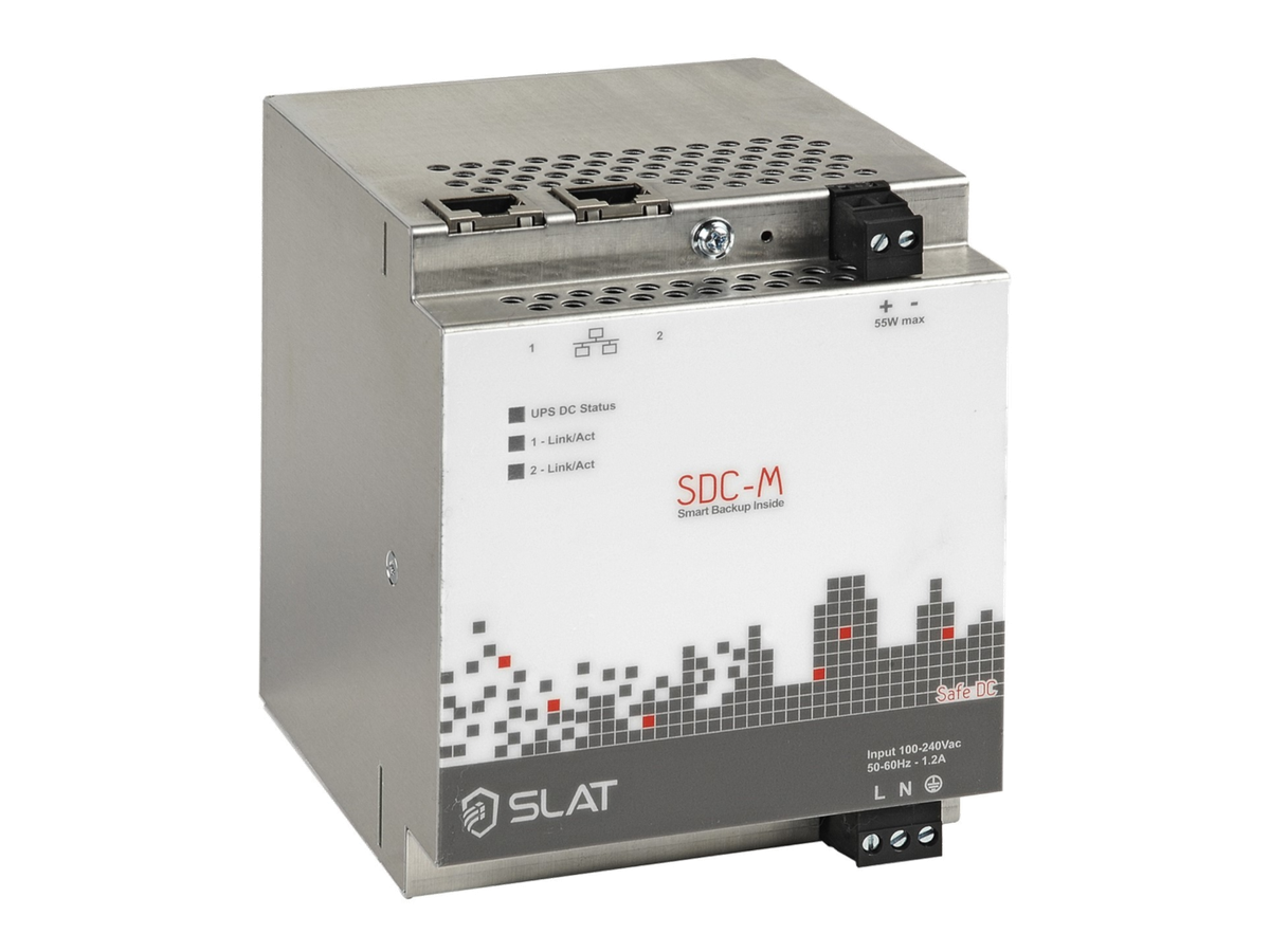 Micro-onduleur à courant continu UPS 24VDC 55W IP