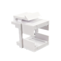 SC, E2000, LC/d Keystone Adaptermodul WH leer