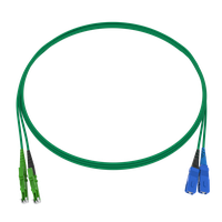 Cordon de bras. CCM Fig.8 2x1.7mm 9/125 G657A2 GN