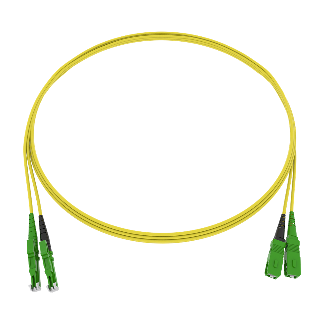 CCM Patchkabel Fig.8 2x1.7mm 9/125 G657A2 YE