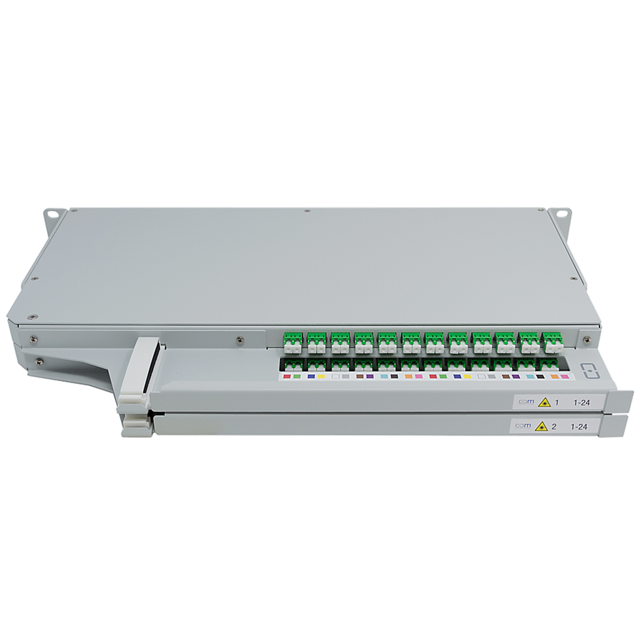 CCM Patchpanel 1HE SLITE PRO links