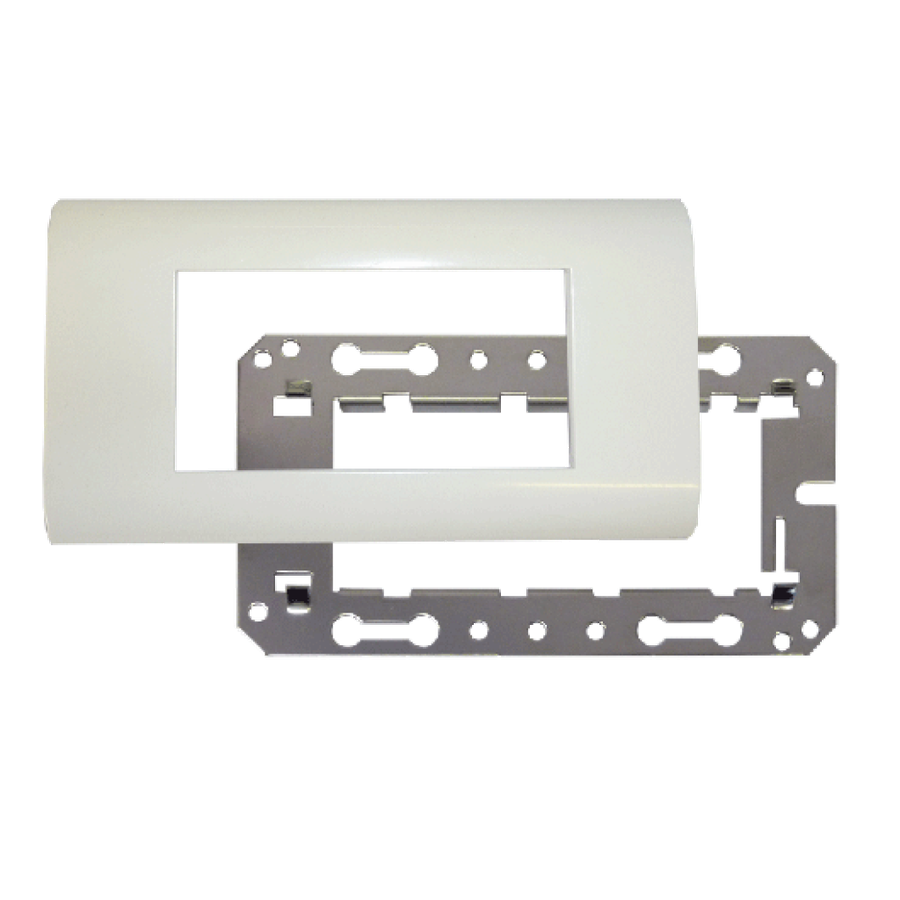 Einbauset 45x90mm mit Metallrahmen