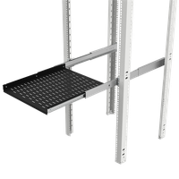 19'' Tablar teleskop perforiert 500mm, max. 75Kg