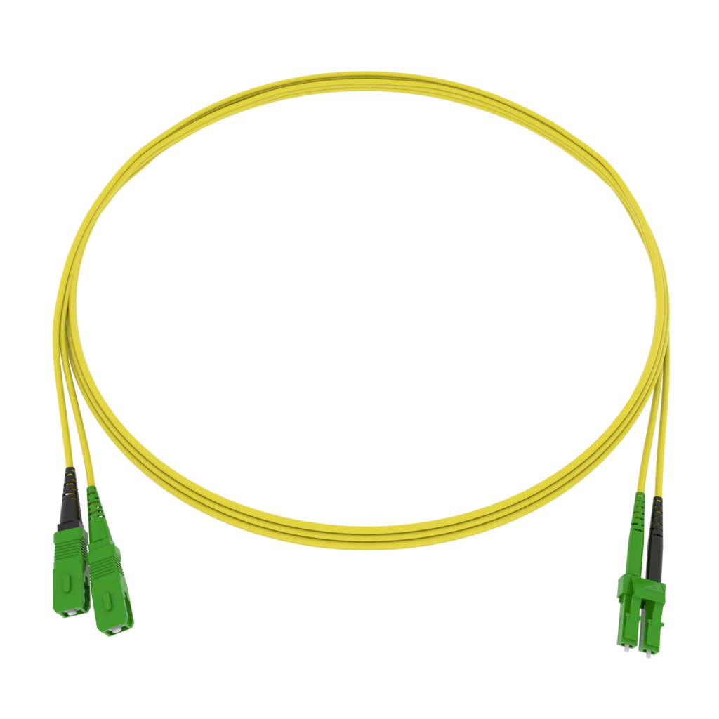CCM Patchkabel Fig.8 2x1.7mm 9/125 G657A2 YE