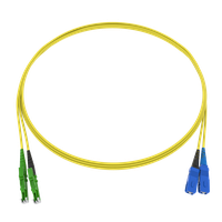 Cordon de bras. CCM Fig.8 2x1.7mm 9/125 G657A2 YE