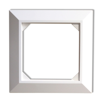 Abdeckrahmen PYRAMID 1x1, 88x88mm, weiss