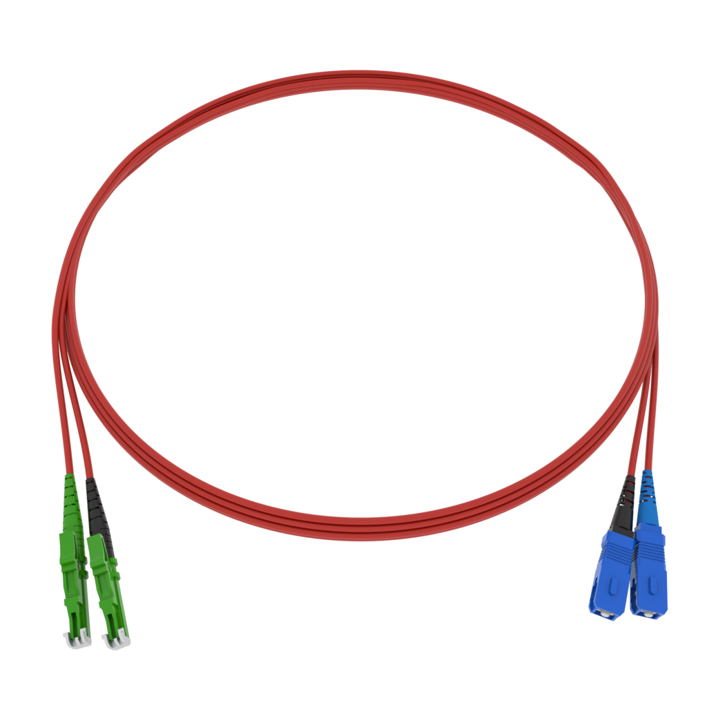 CCM Patchkabel Fig.8 2x1.7mm 9/125 G657A2 RD