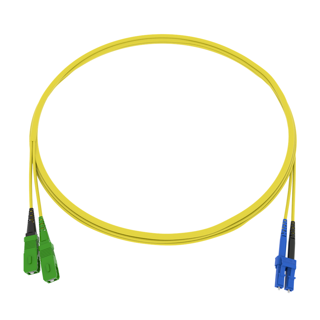 CCM Patchkabel Fig.0 2x2.0mm 9/125 YE
