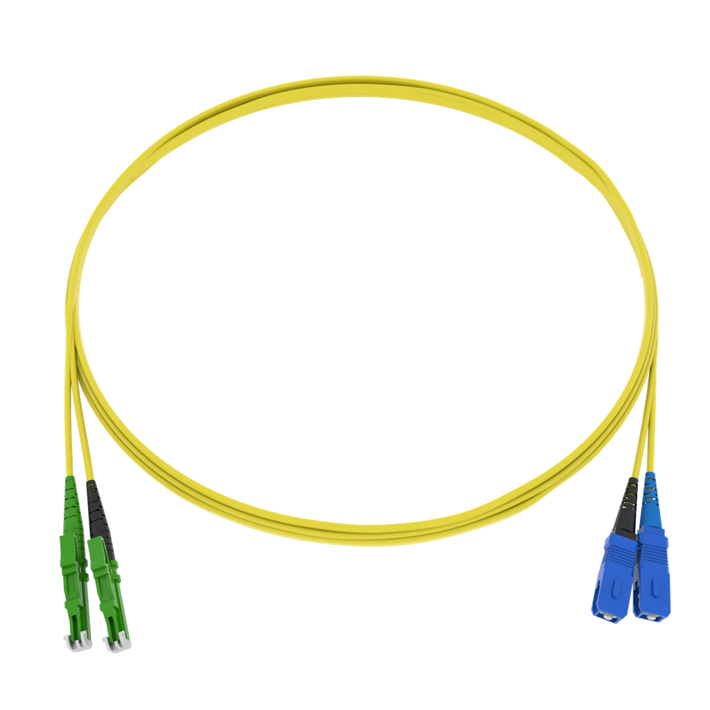 CCM Patchkabel Fig.0 2x2.0mm 9/125 YE