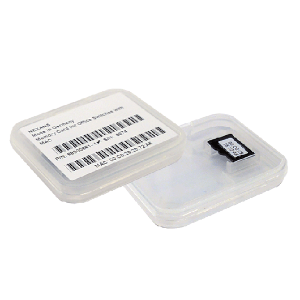 Micro-SD Memorykarte mit MAC Adresse