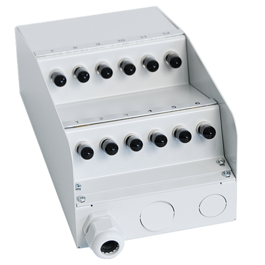 CCM OptoBOX AP Stahl grau