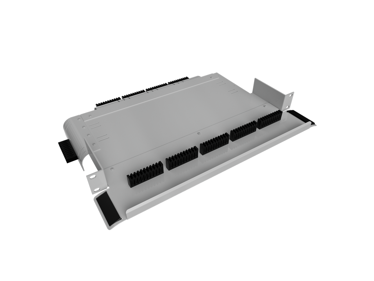 CCM Patchkabel-Organizer 19'' 1HE Alu fix