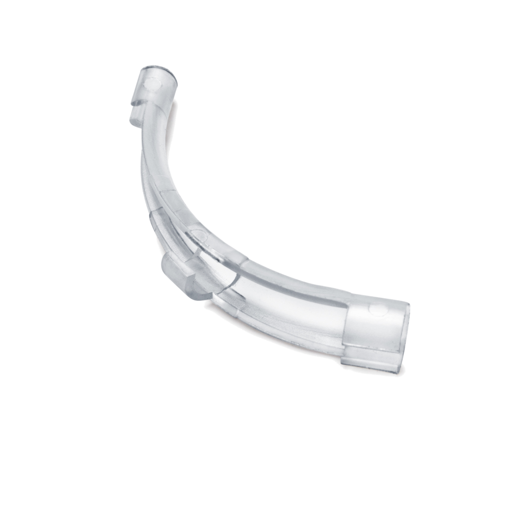 90° Winkelführung für LC Stecker 2.0mm,transparent