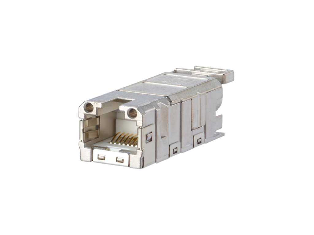 E-DAT Ind. RJ45 Feldbuchseneinsatz Cat.6 Class EA