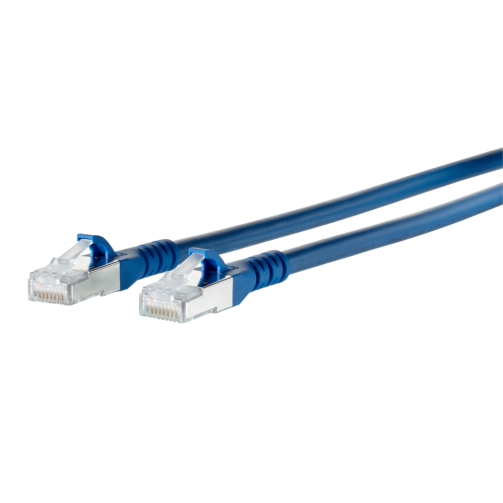 Copper-T Patchkabel Cat.6A AWG 26 S/FTP LSFH BL