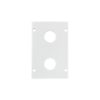Einführungsplatte BELUGA PRO 64x100mm, 2xM20