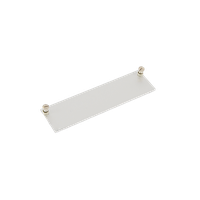 Teilfrontplatte 7TE ALU, Blind