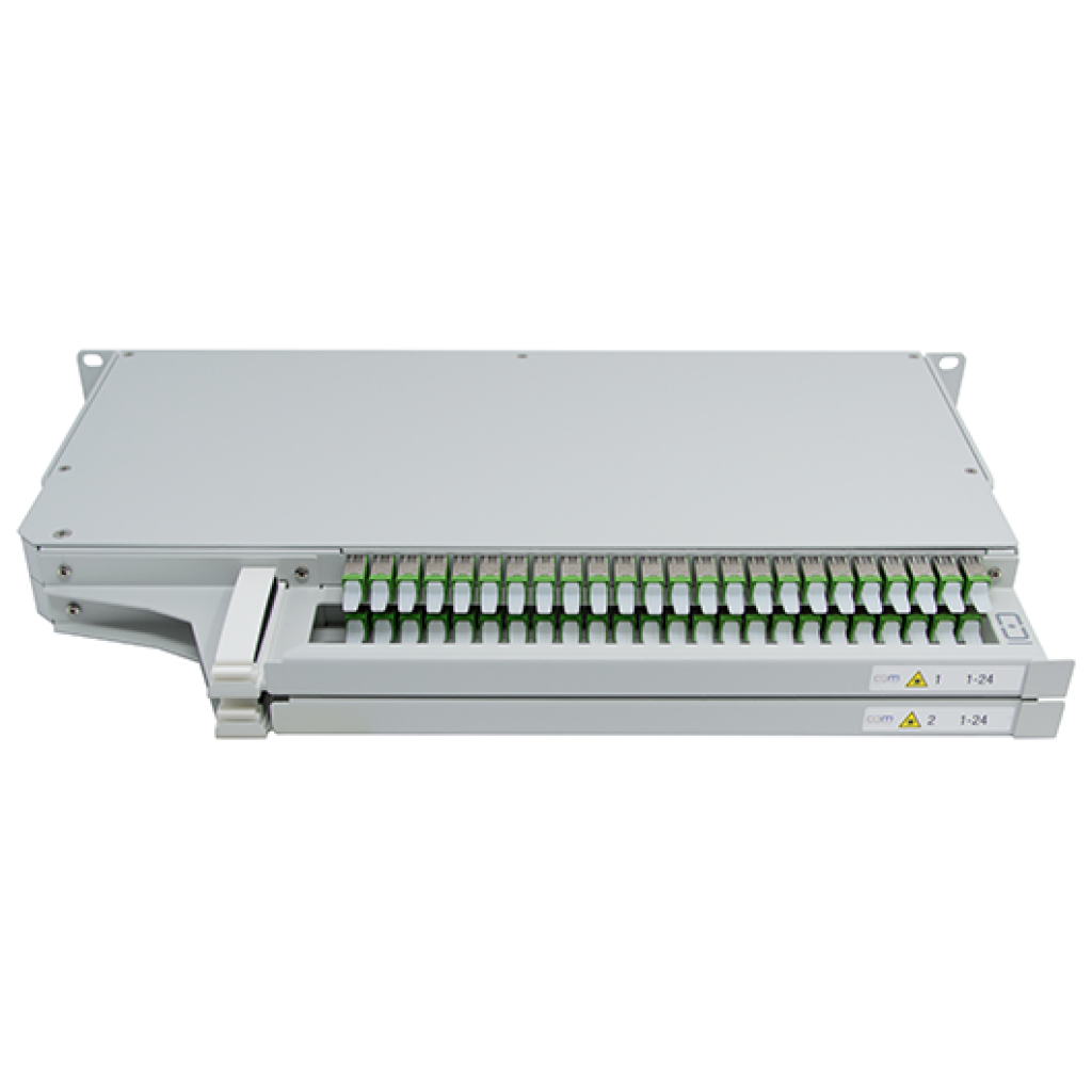 CCM Patchpanel 1HE SLITE PRO links Fanout