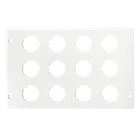 Einführungsplatte BELUGA PRO 159x100mm, 12xM20