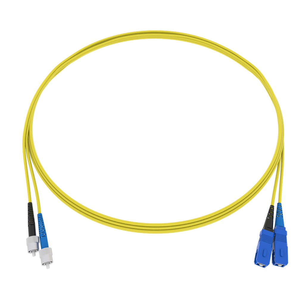 CCM Patchkabel Fig.8 2x1.7mm 9/125 G657A2 YE
